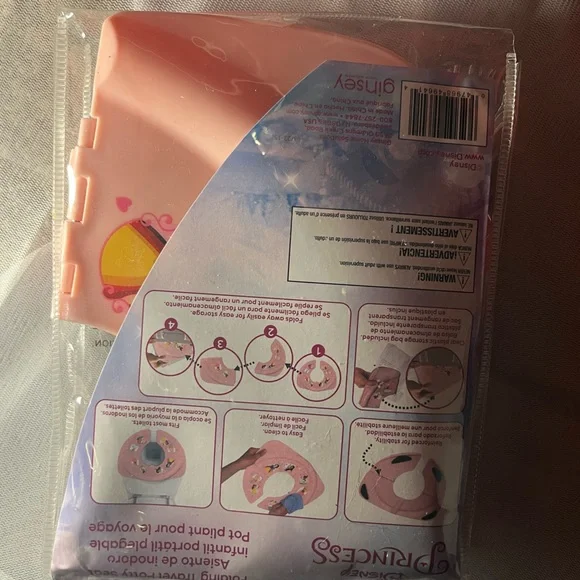 Disney Princess "Loving Life" Folding Potty Seat - Travel Potty Training Seat - Picture 1 of 4